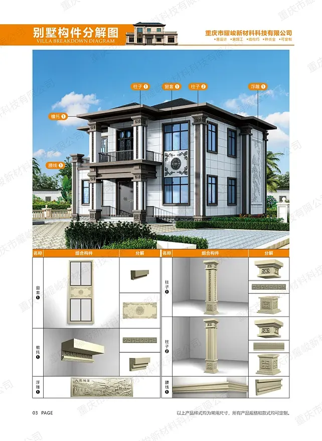 Garis hiasan seramik buih